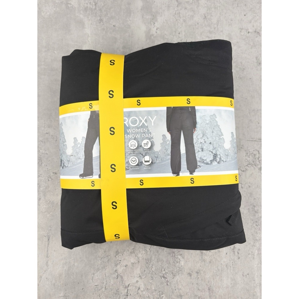 Roxy Women's Snow Pants DryFlight Technology Ski Pants Waterproof Black Small
